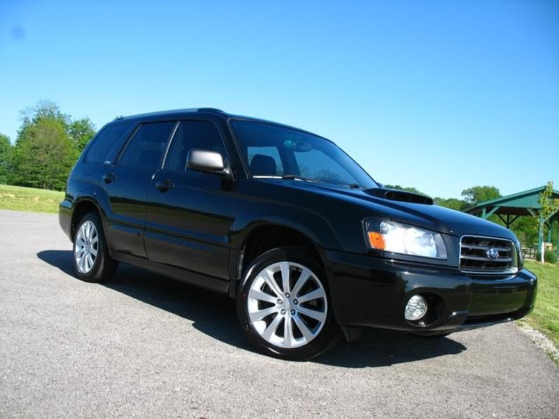 My 2004 Forester XT with 2008 WRX 55 wheels
