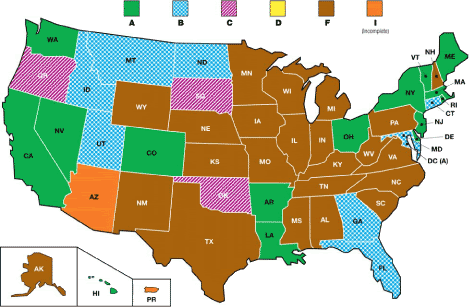 state smoking bans map states most regard smokefree laws play air