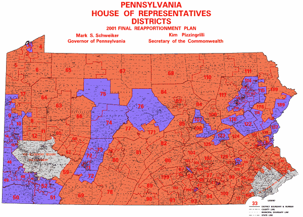 Pa House Districts