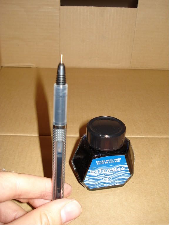 DIY Staedtler Liquid Point 7 with Waterman BlueBlack Fountain & Dip