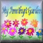 My Amethyst Garden Button