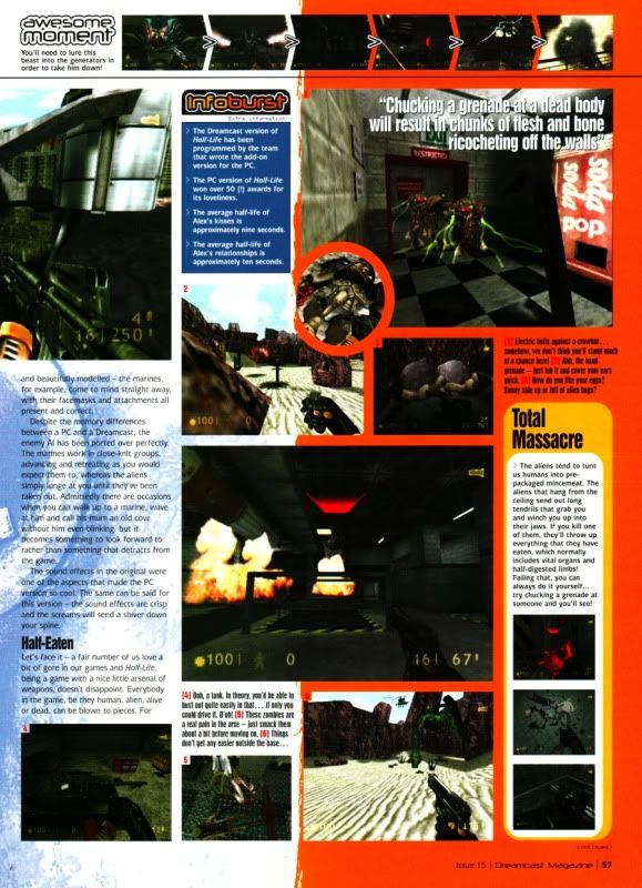 racketboy.com • View topic - Half-Life Dreamcast Magazine scans!