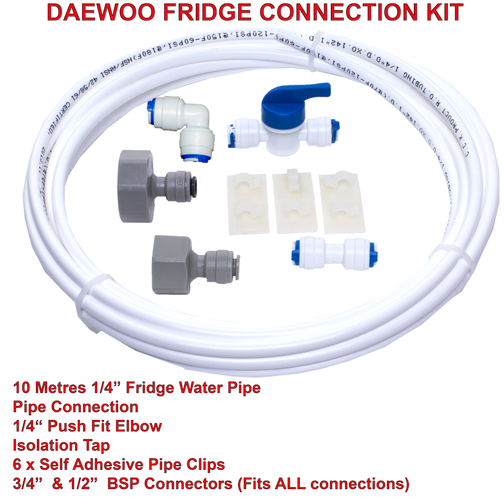 Daewoo Fridge Freezer Water Filter Pipe Tubing Hose Connection Kit eBay