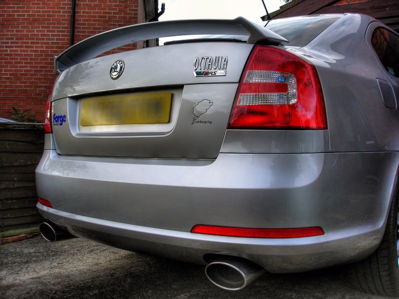 skoda octavia vrs mk2 exhaust