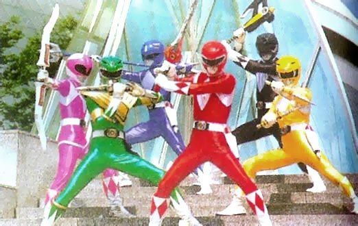 Primer grupo de Power Rangers