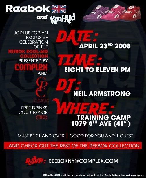 KoolAid Reebok event