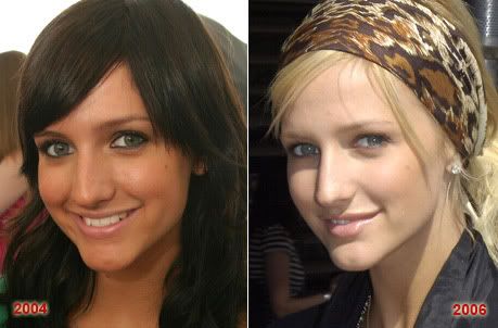 ashlee simpson nose. Ashlee Simpson can#39;t hide her
