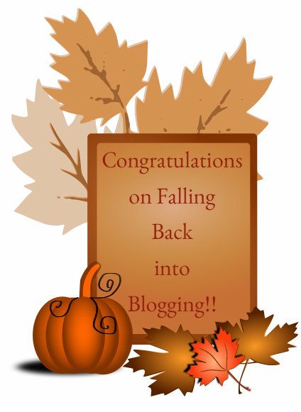 fall blogging