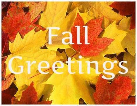 fall greetings