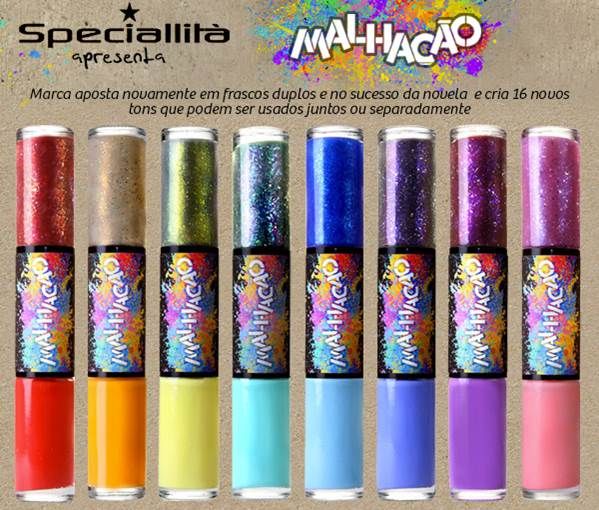 Esmaltes da Malhação Coleção de esmaltes da Malhação