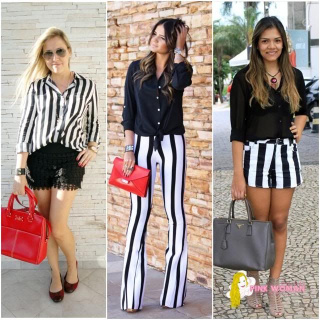 Roupa com listra na vertical Roupa com listra na vertical