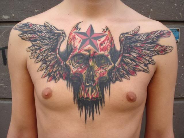 Tatuagem de caveira Tatuagem-de-caveira