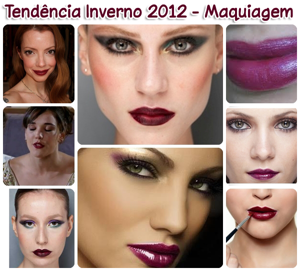 Maquiagem para o inverno 2012 Maquiagem para o inverno 2012