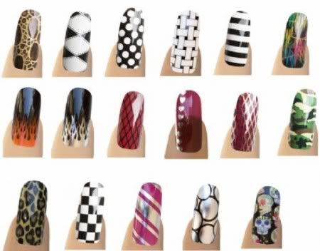 Adesivos para unhas decoradas Adesivos para unhas decoradas