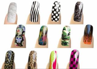 Unhas decoradas para 2012