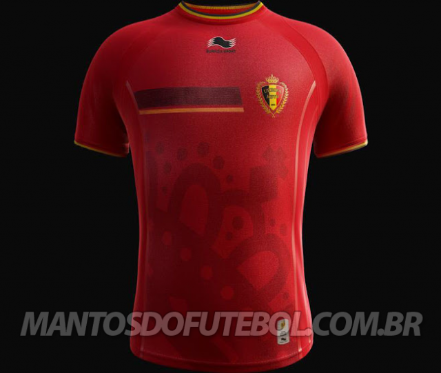Camisa da Bélgica para a copa 2014