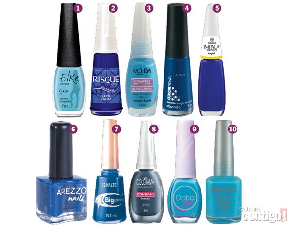 Esmalte Azul Esmalte Azul