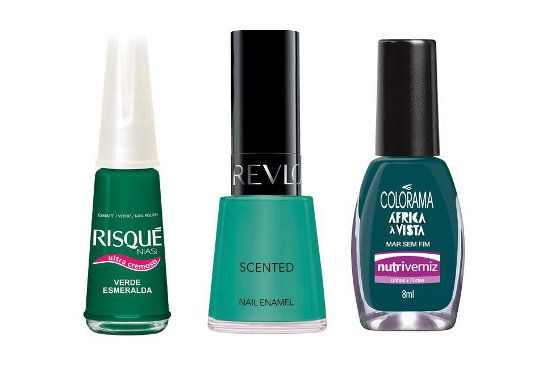 Esmalte Verde Esmalte Verde - Colorama e Risqué