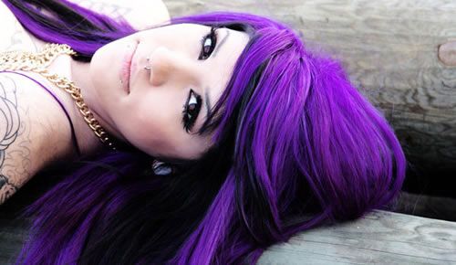 Cabelo roxo Cabelo roxo