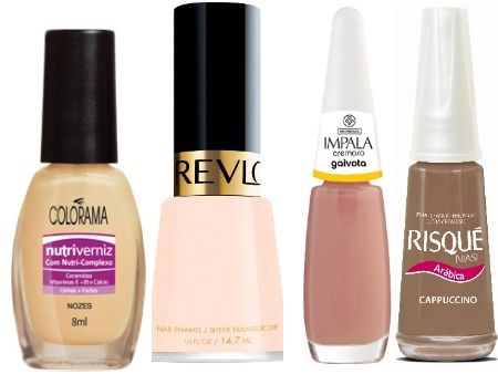 Esmalte da cor Nude Esmalte Nude