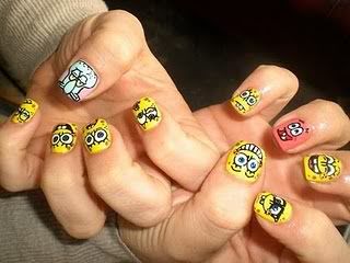 Unha do bob esponja Unha do bob esponja