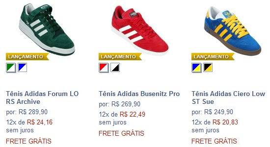 Tênis Adidas 2012 Tênis Adidas 2012