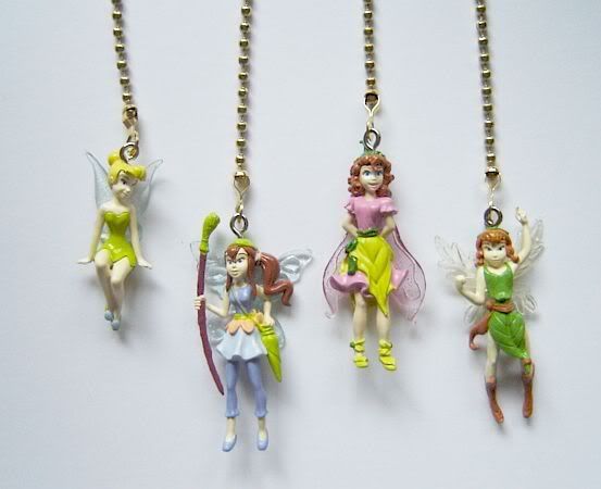 Disney Fairies Prilla Tinkerbell Ceiling Fan Light Pull On Popscreen