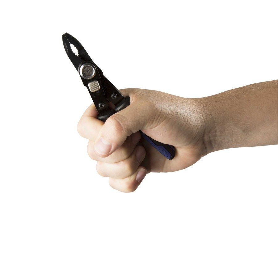 KOBALT 2 pk FLIP FOLD PLIERS SET, DIAGONAL CUTTER LONG NOSE LINESMAN