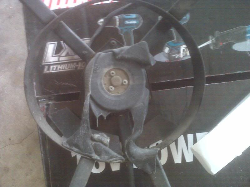 Melted Radiator fan Kawasaki Ninja ZX Forum