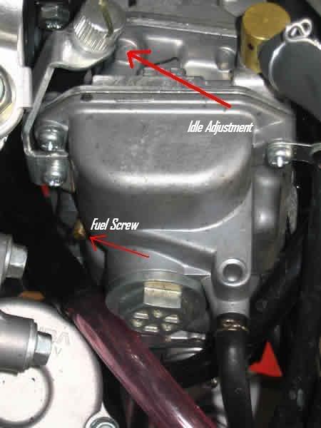 Honda 450x carburetor adjustment #4