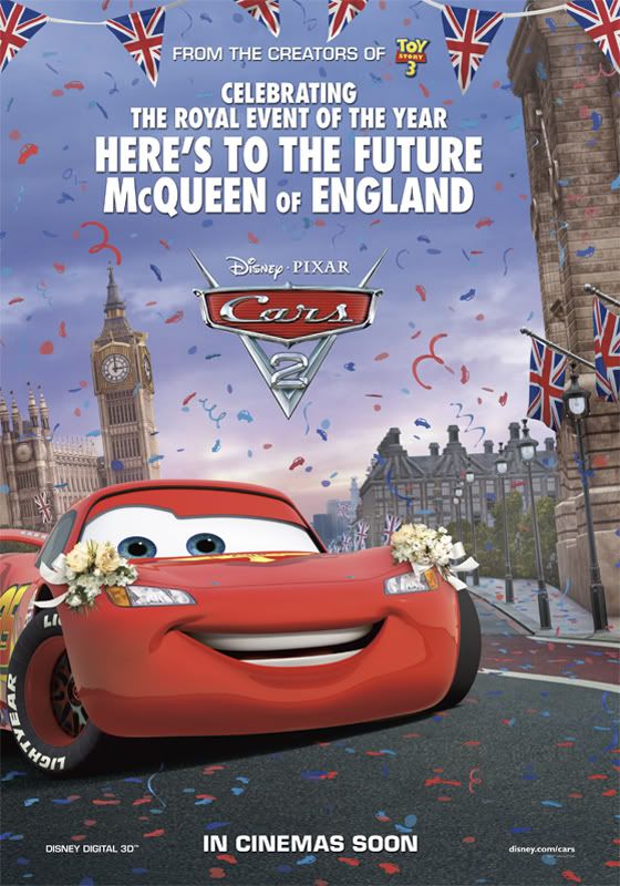 disney pixar cars 2 posters. New Cars 2 Poster to Celebrate