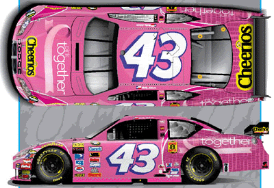 Bobby Labonte's Cheerios/Pink Together car