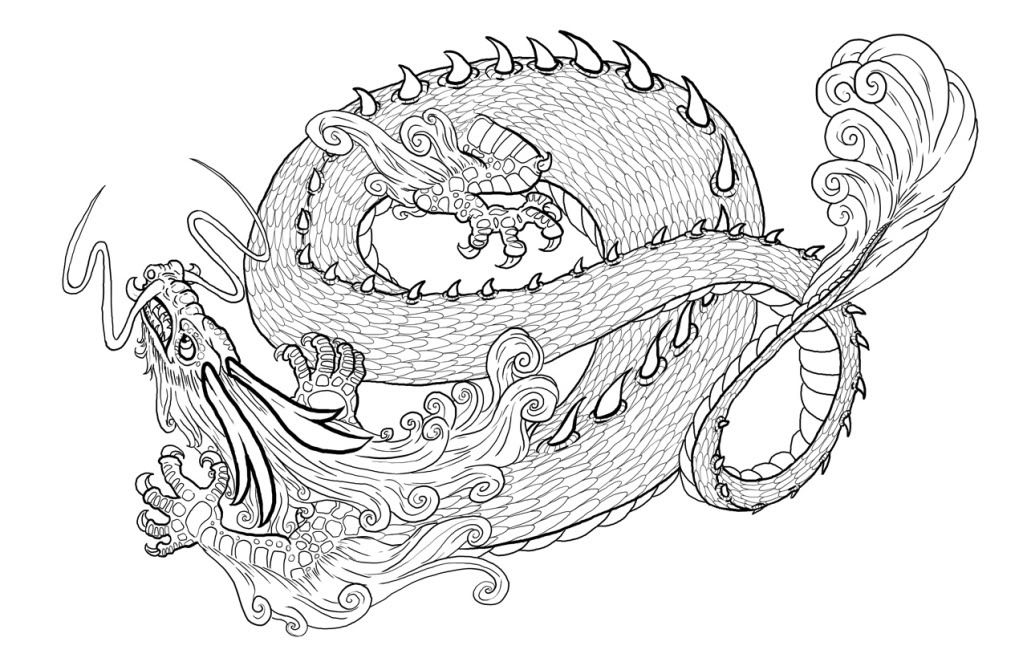 chinese Dragon malvorlagen chinesiche drachen