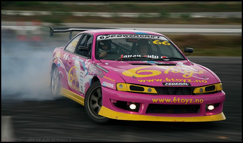 tokyo drift pink car