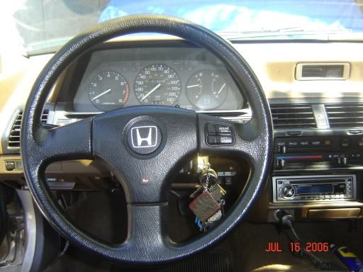 Steering wheel install honda prelude #6