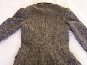 tweed jacket - back detail