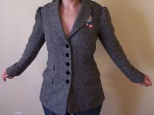 tweed jacket - front