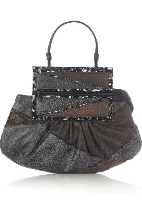 Fendi patchwork clutch