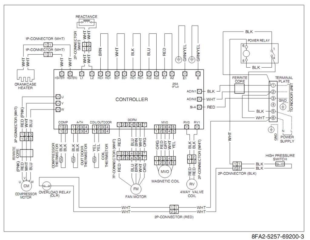 ... Electric Motor Wiring Diagram. on split ac inverter wiring diagram