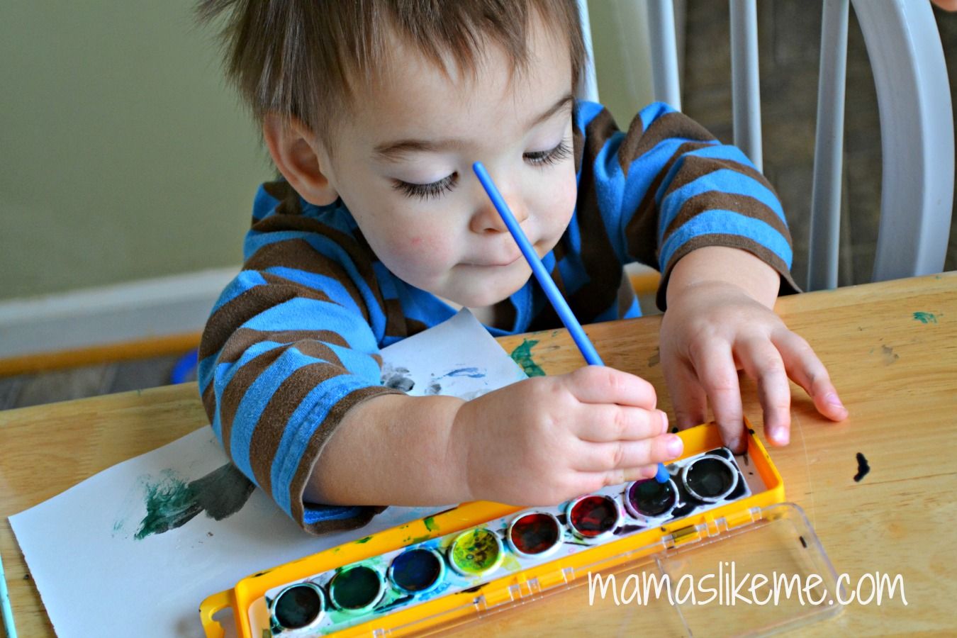 Hidden Valentine Messages- Preschool Art Project - Mamas Like Me