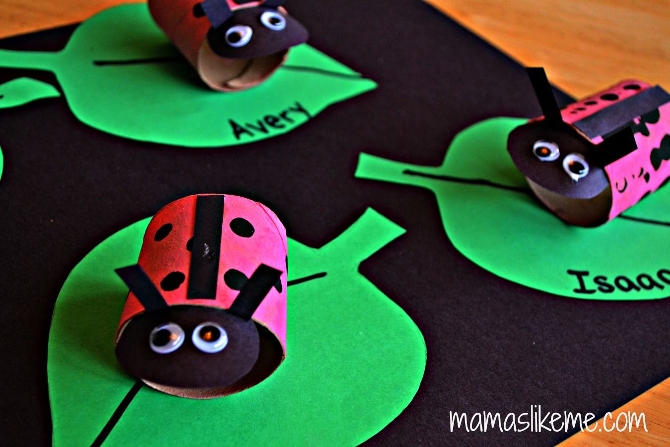 Toilet Roll Ladybug Craft & Preschool Ladybug Book List - Mamas Like Me