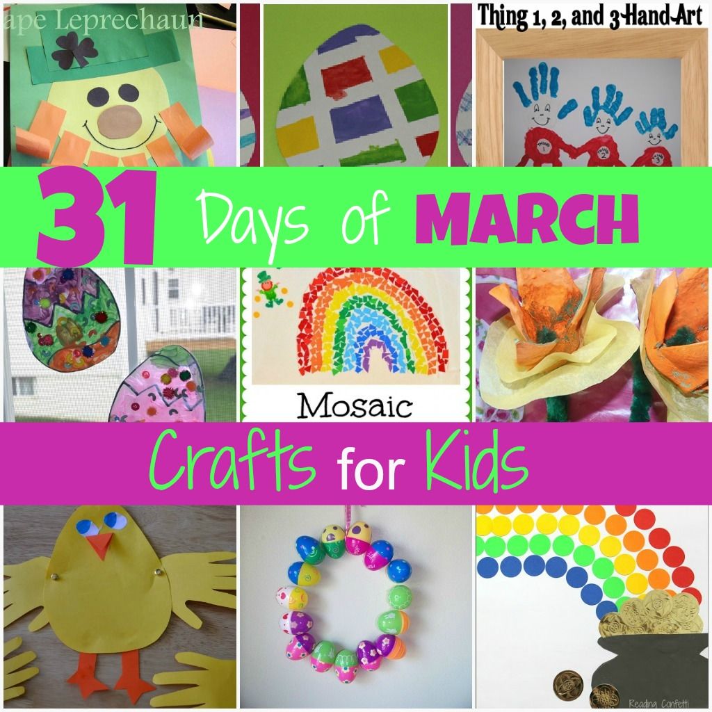 Mamas Like Me: 31 Days of March Crafts for Kids