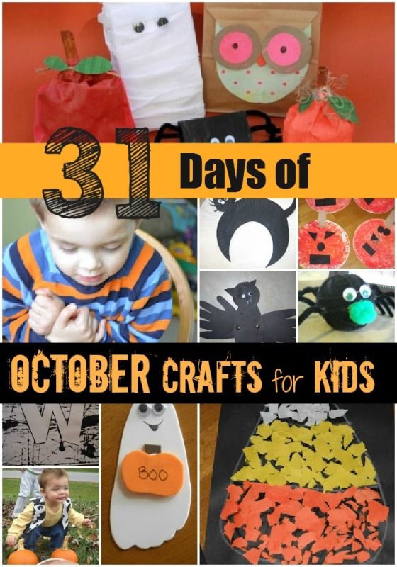 October Crafts For Kids