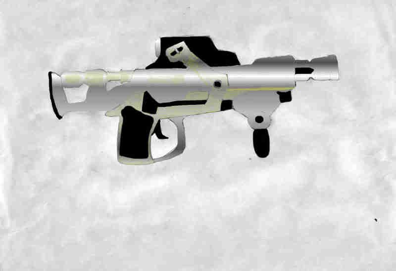 assault rifle gun. to create an assault rifle