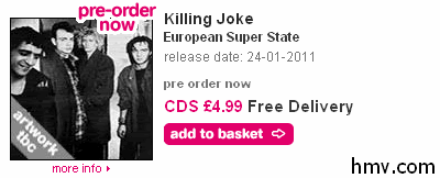 Killing Joke: European Super State (2011): CDS: hmv.com