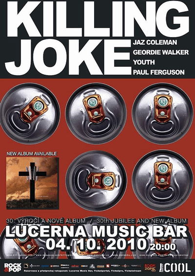 KILLING JOKE / UK - 04. 10. 2010 20:00 - Lucerna Music Bar