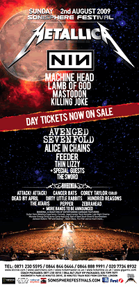 Sonisphere Festival - Day Tickets On Sale Now