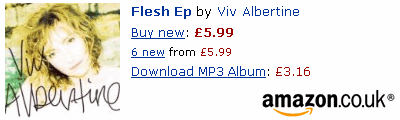 Flesh Ep: Viv Albertine: Amazon.co.uk: Music