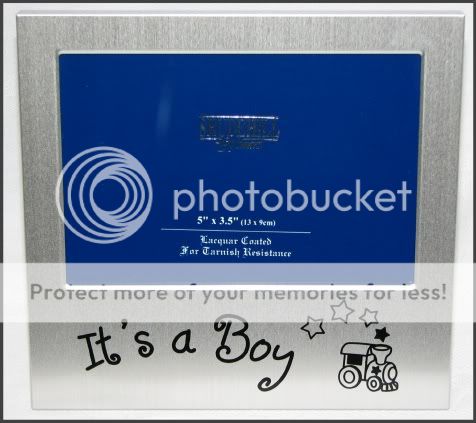 Its a Boy picture/photo frame Birth newborn gift 5  