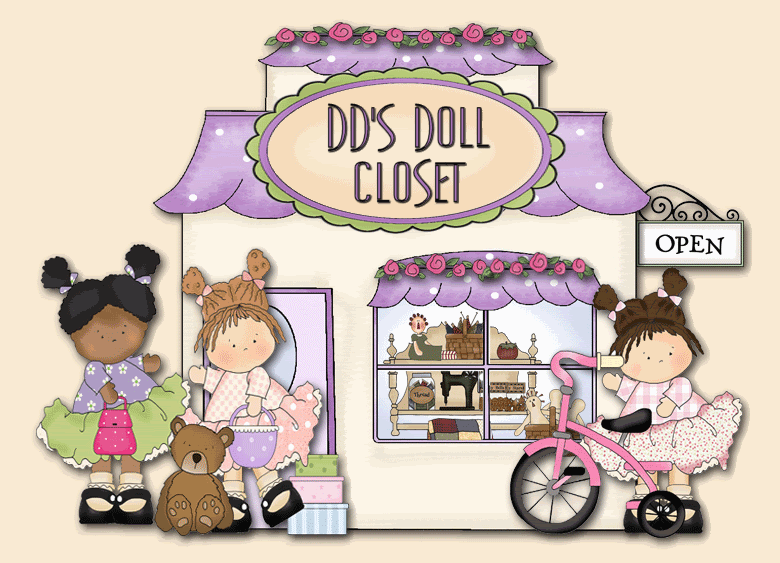   Dolls, Patterns 14   15 items in doll clothes patterns 